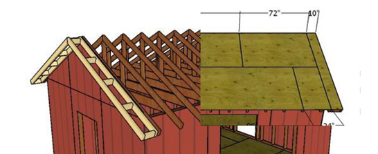 Shed Roof Overhang