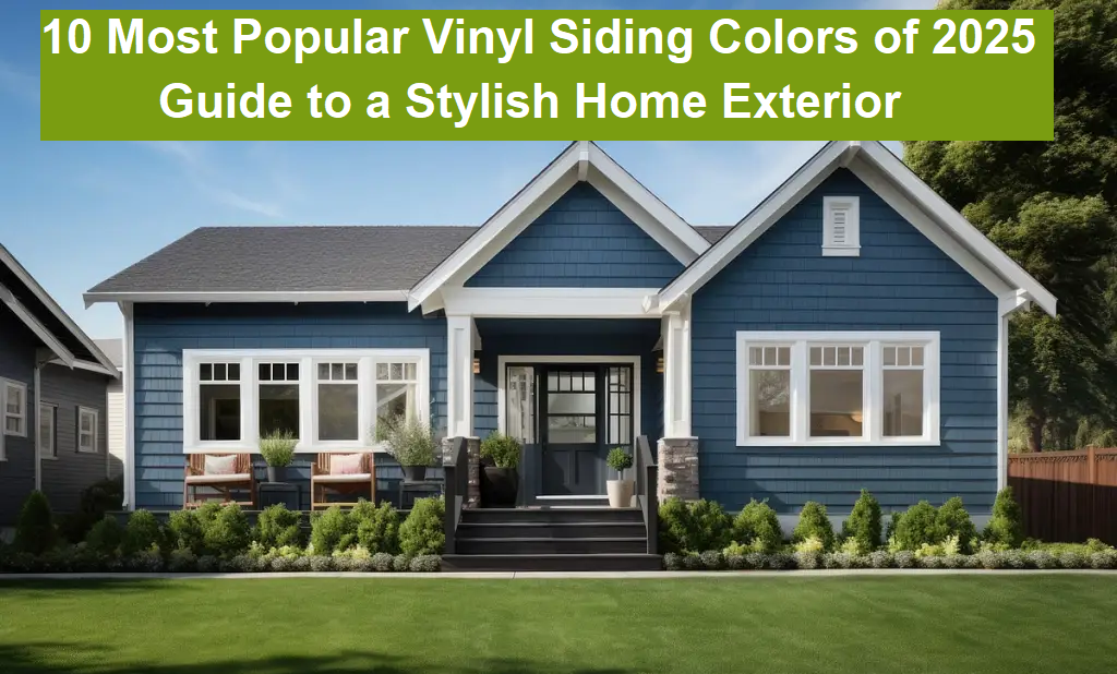 10 Most Popular Vinyl Siding Colors of 2025: Guide to a Stylish Home Exterior