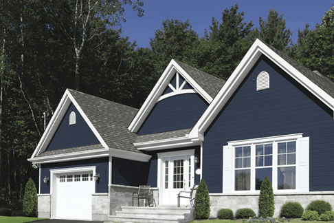 Navy Blue Vinyl Siding Color