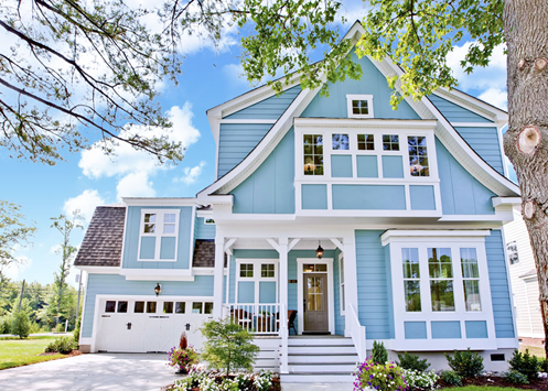 Light Blue Vinyl Siding Color