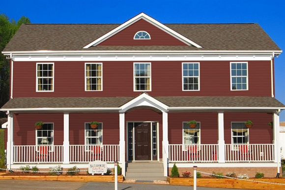 Red Vinyl Siding Color