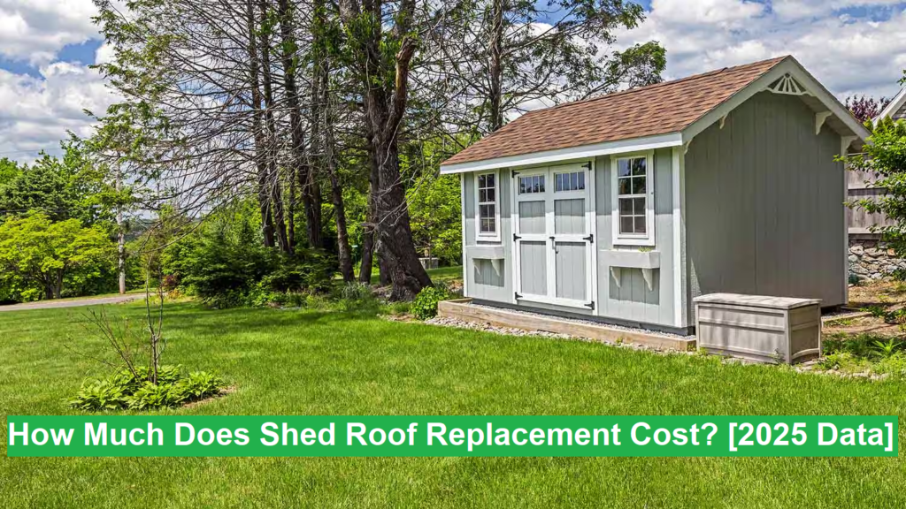 How much does shed roof replacement cost? [2025 Data]